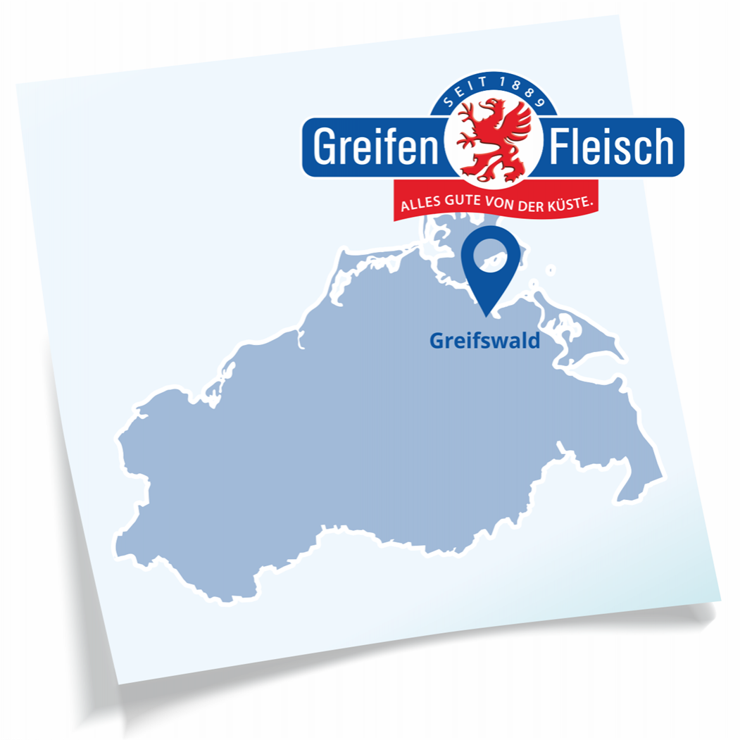 Greifen Fleisch Standort in Greifswald